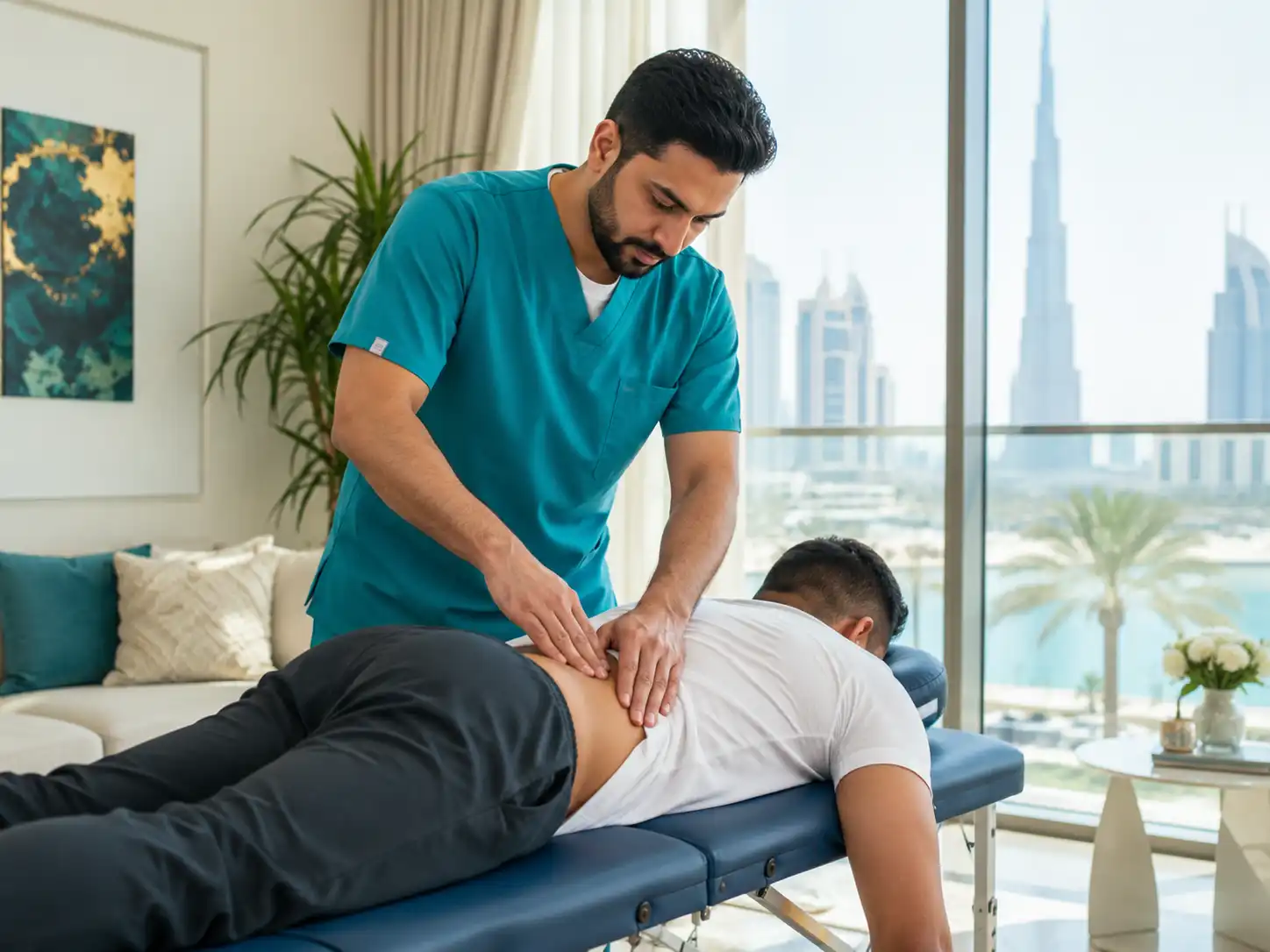 Back Pain Physiotherapy — home physiotherapy in Dubai