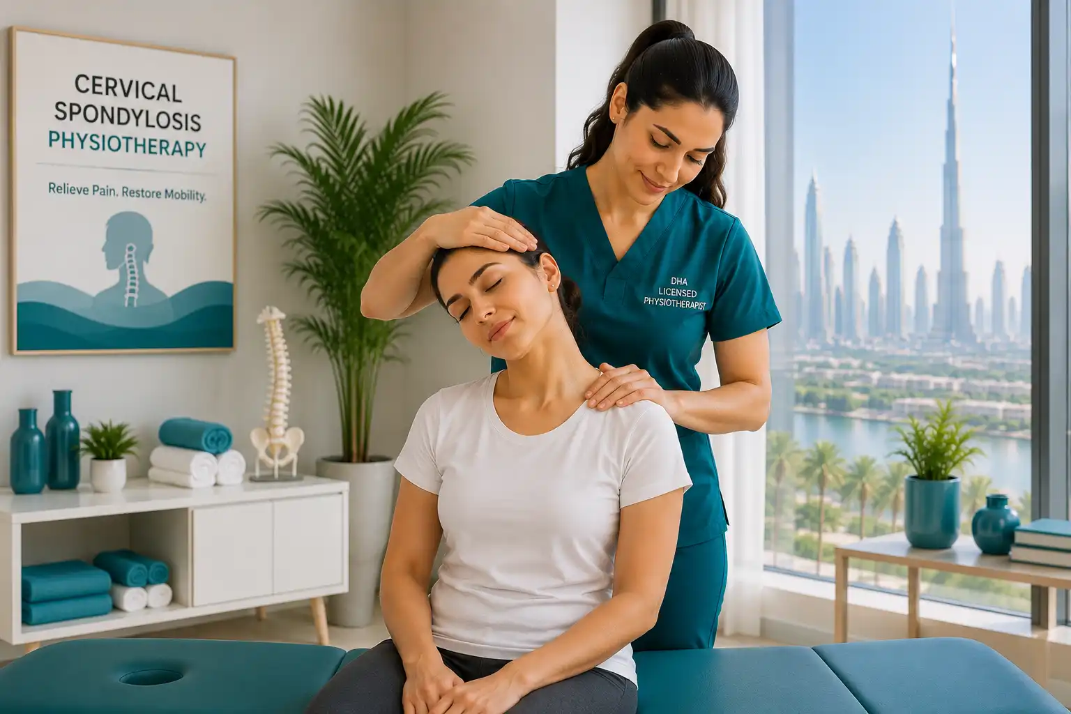 Cervical Spondylosis Physiotherapy — home physiotherapy in Dubai