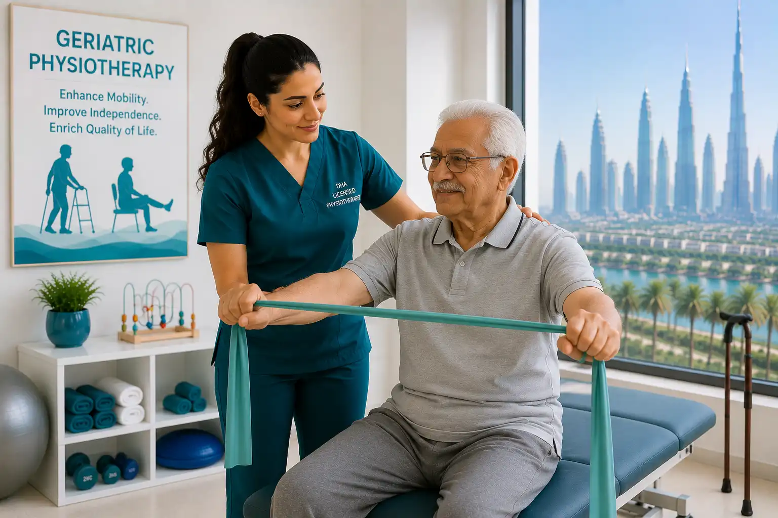 Geriatric Physiotherapy — home physiotherapy in Dubai