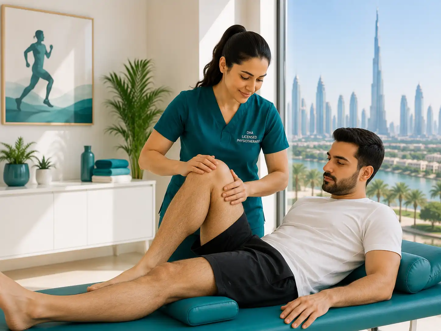 Knee Pain Physiotherapy — home physiotherapy in Dubai