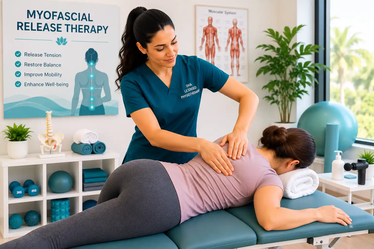 Myofascial Release Therapy — home physiotherapy in Dubai