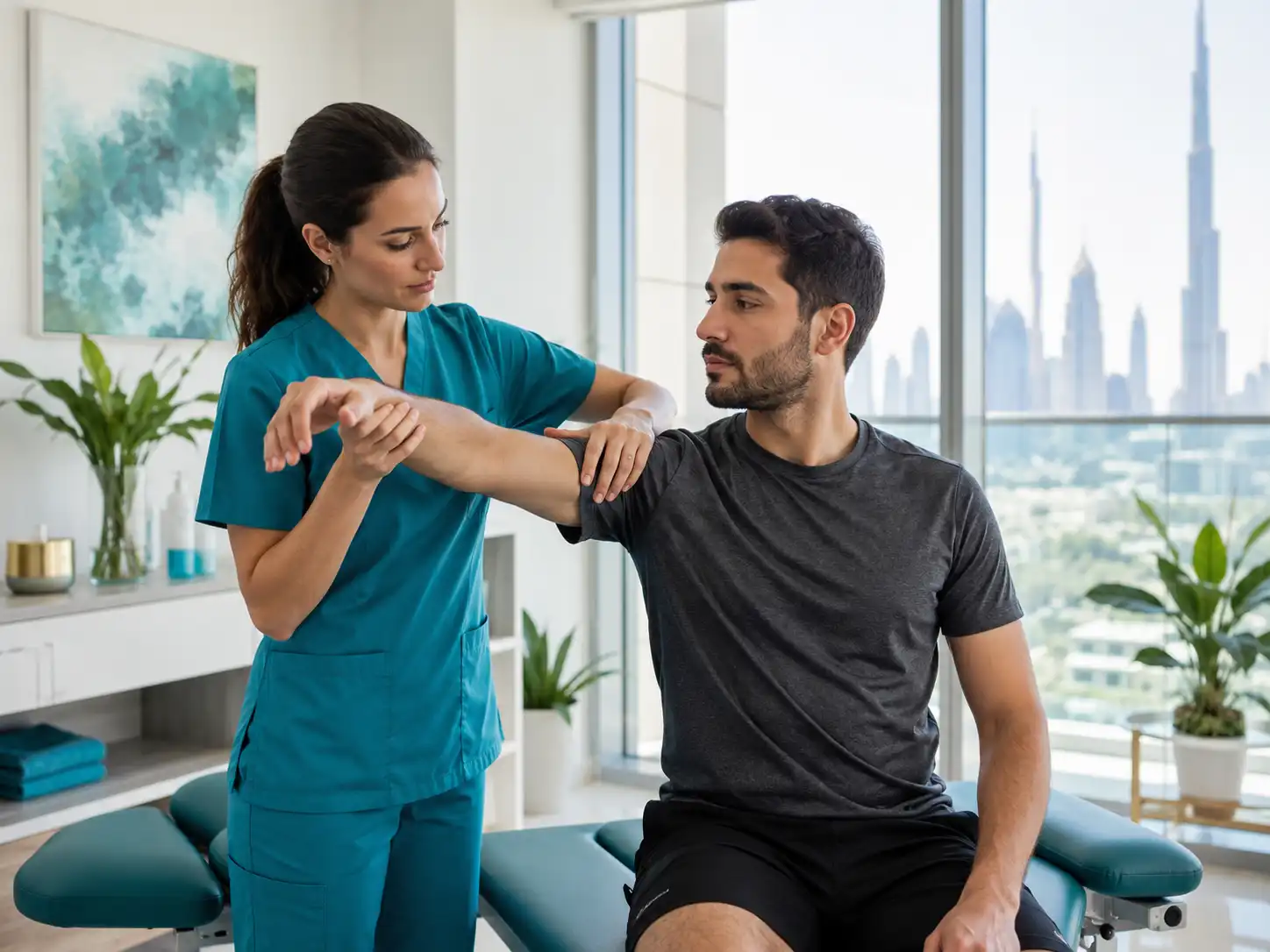 Shoulder Pain Physiotherapy — home physiotherapy in Dubai